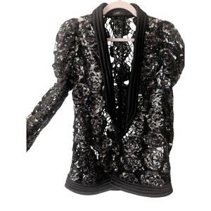 Zhivago Miami Nights Sequin Lace Blazer Size 2 ( XS )